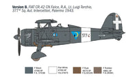 1/72 Italeri FIAT CR.42 CN "Falco" night fighter 1485 - MPM Hobbies