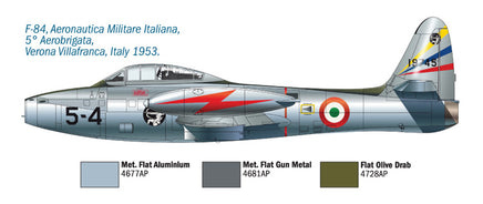 1/72 Italeri F-84 E/G Thunderjet 1321