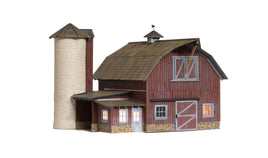 O Woodland Old Weathered Barn 5865 - MPM Hobbies