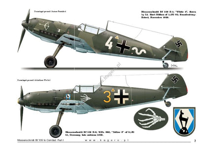 Kagero Publishing Messerschmitt Bf 109 In Combat. Part I 15048