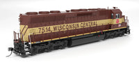 HO Broadway Ltd EMD SD45 WC 7522 Maroon & Yellow No-Sound/DCC-Ready 9827
