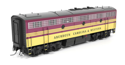 HO Broadway Ltd EMD F7B ACWR 276 Magenta & Yellow Paragon4 Sound/DC/DCC 9681