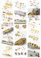 1/350 Pontos Model USS CV-6 Enterprise 1942 Detail Up Set (Blue Deck) 37031FB