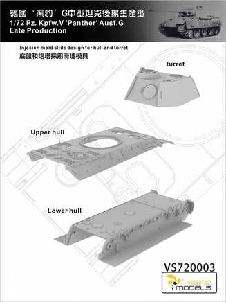 1/72 Vespid Pz.Kpfw.V 'Panther' Ausf.G Late Production 720003