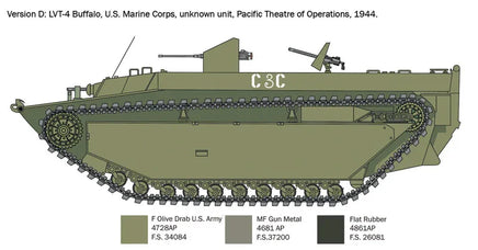 1/35 Italeri LVT-4 Water Buffalo 6752 - MPM Hobbies