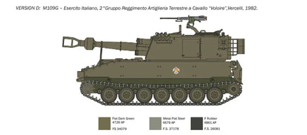 1/35 Italeri M109 A2/A3/G 6589