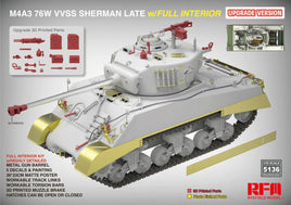 1/35 Ryefield Models M4A3 Sherman 76W VVSS Late w/Interior (Upgrade Version) 5136