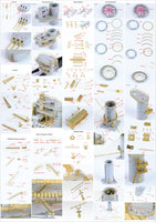 1/350 Pontos Model Russian Imperial Navy Battleship Sevastopol Detail Up Set 35012F1