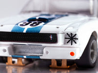 AFX Mustang FT350R – 1965 White/Blue Miles 22125