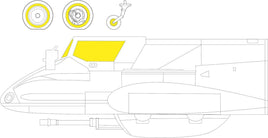 1/48 Eduard Paint Mask for HOBBY 2000/HASEGAWA Hs 129B TFace EX828