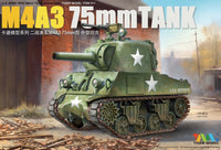 1:Egg Tiger Model U.S. Army WW2 M4A3 75mm Medium Tank Cute Tank Kit Series / Q Version 511