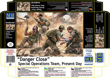 1/35 Master Box "Danger Close" Special Operations Team Present Day 35207
