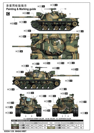 1/35 iLoveKit M48A5 Main Battle Tank 63534