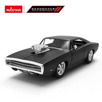 1/16 Rastar Exotic R/C Dodge Charger R/T with Engine Version - Black 99010B