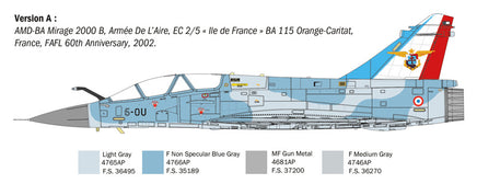 1/72 Italeri Mirage 2000 B/D 90023