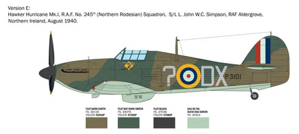 1/48 Italeri Hurricane Mk.I Aces 2838 - MPM Hobbies