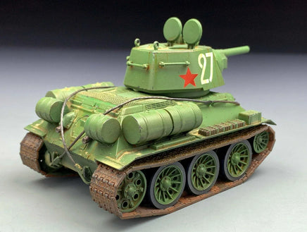 1:Egg Tiger Model Soviet Union WW2 T-34/76mm Medium Tank Cute Tank Kit Series / Q Version 504