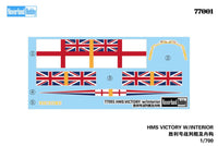1/700 Neverland Hobby HMS Victory Sailing Ship w/Interior (DX Version) Plastic Model Kit 77001E
