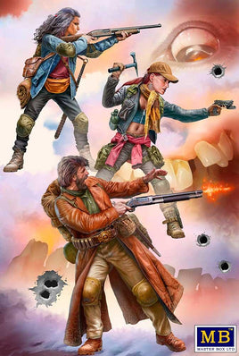 1/35 Master Box Zombieland Series: Kit No. 3 Road to Freedom. Zombie Hunters 35243