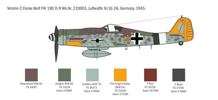 1/72 Italeri FW 190 D-9 1312