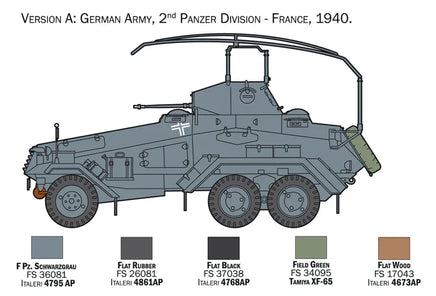 1/35 Italeri Sd. Kfz. 232 6 Rad. 6433