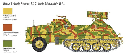 1/35 Italeri 15 cm. Panzerwerfer 42 Auf Sd.Kfz. 4/1 6546