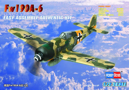1/72 Hobby Boss Fw190A-6 Easy Assembly Authentic Kit 80245