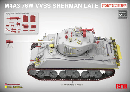 1/35 Ryefield Models M4A3 Sherman 76W VVSS Late Upgrade Version 5133