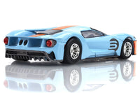 AFX Mega G+ Ford GT Heritage #6 Gulf HO Slot Car 22052