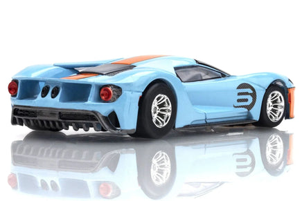 AFX Mega G+ Ford GT Heritage #6 Gulf HO Slot Car 22052