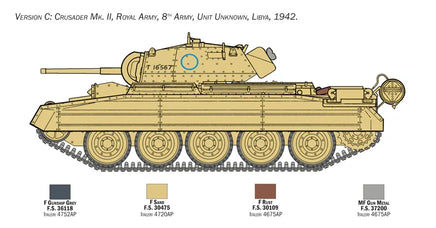 1/35 Italeri Crusader Mk. II with 8th Army Infantry 6579