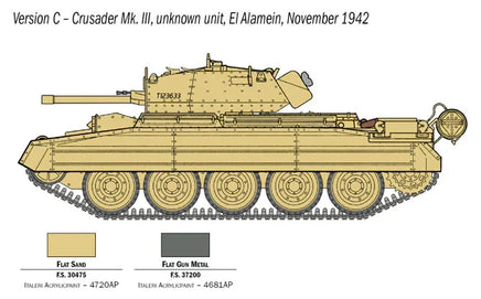 1/35 Italeri Crusader Mk. III with British Crew 6592