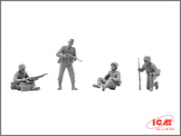 1/35 ICM German Tank Riders (1942-1945) 4 Figures 35634