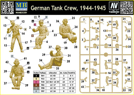 1/35 Master Box German Tank Crew (1944-1945) 35201