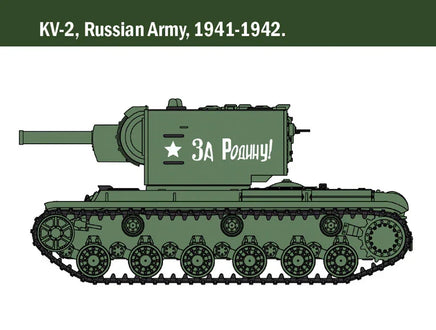 1/56 Italeri KV-1/KV-2 Tank 15763