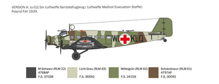 1/72 Italeri Junker Ju-52/3m 0102