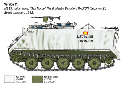 1/35 Italeri M113A1 Armoured Personnel Carrier 6753 - MPM Hobbies