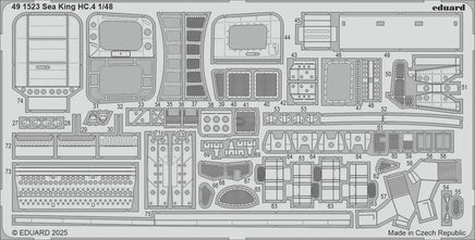 1/48 Eduard Sea King HC.4 Photo etched set for AIRFIX kit 491523