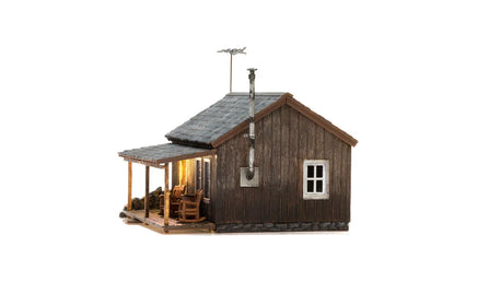 HO Woodland Rustic Cabin BR5065