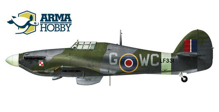 1/72 Arma Hobby Hurricane Mk IIc Model Kit 70036