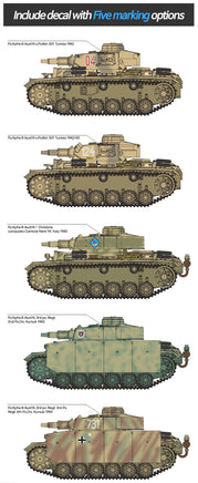 1/35 Academy German Panzer III Ausf.N Afrika Korps 13567