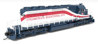 N Broadway Ltd EMD SD40-2 Milw 156 Bicentennial Paint Scheme Paragon4 Sound/DC/DCC 9466