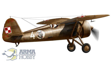 1/72 Arma Hobby PZL P.11C Kresy Model Kit 70017