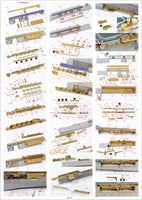 1/350 Pontos Model USS CV-6 Enterprise 1942 Detail Up Set (Blue Deck) 37031FB