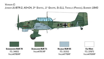 1/48 Italeri Junkers JU-87B Stuka 2807 - MPM Hobbies