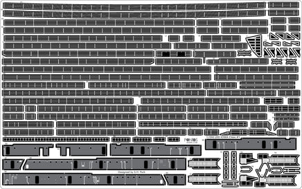 1/350 Pontos Model USS BB-63 Missouri 1991 Detail Up Set 35009F1