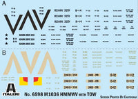 1/35 Italeri HMMWV M1036 TOW Carrier 6598