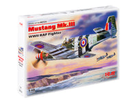 1/48 ICM Mustang Mk.III WWII Royal Air Force Fighter 48123