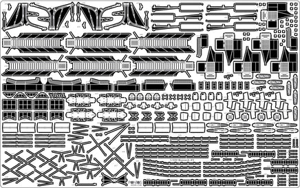 1/200 Pontos Model Bismarck 1941 Detail Up Set Basic Ver.2 23001F2