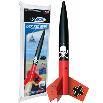 Estes Rockets Der Red Max 0651 - MPM Hobbies